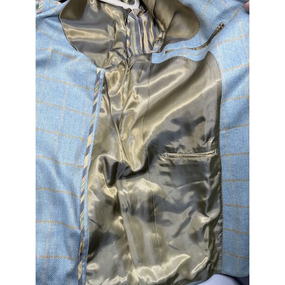 Ibiza Mens Blazer Sport Coat Two Button Jacket 38R Silk Causal Blazer‎ - Picture 4 of 8